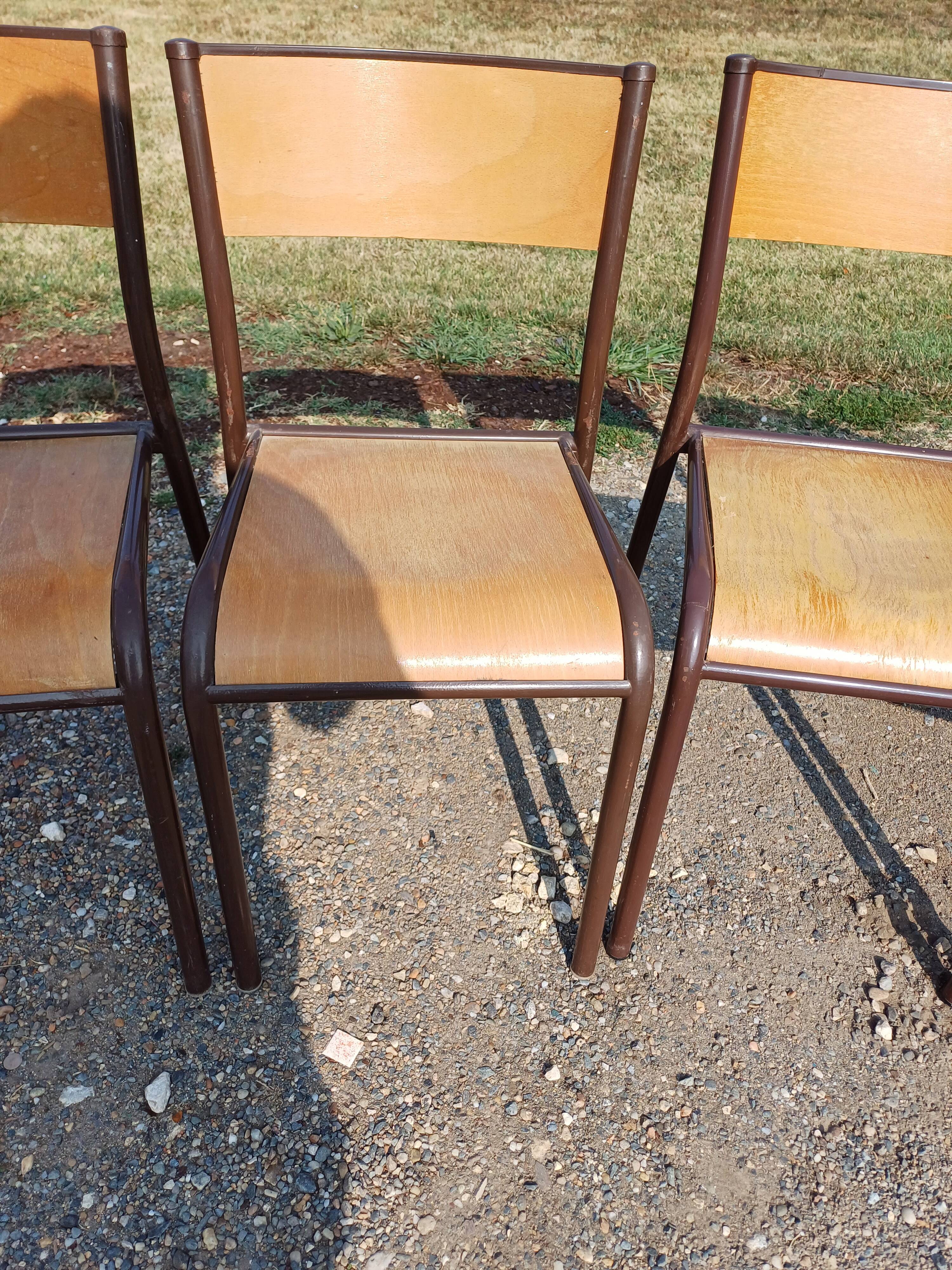10 Vintage Canteen Chairs