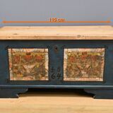 Painted Pine Chest, Eastern Europe – Late 19th Century