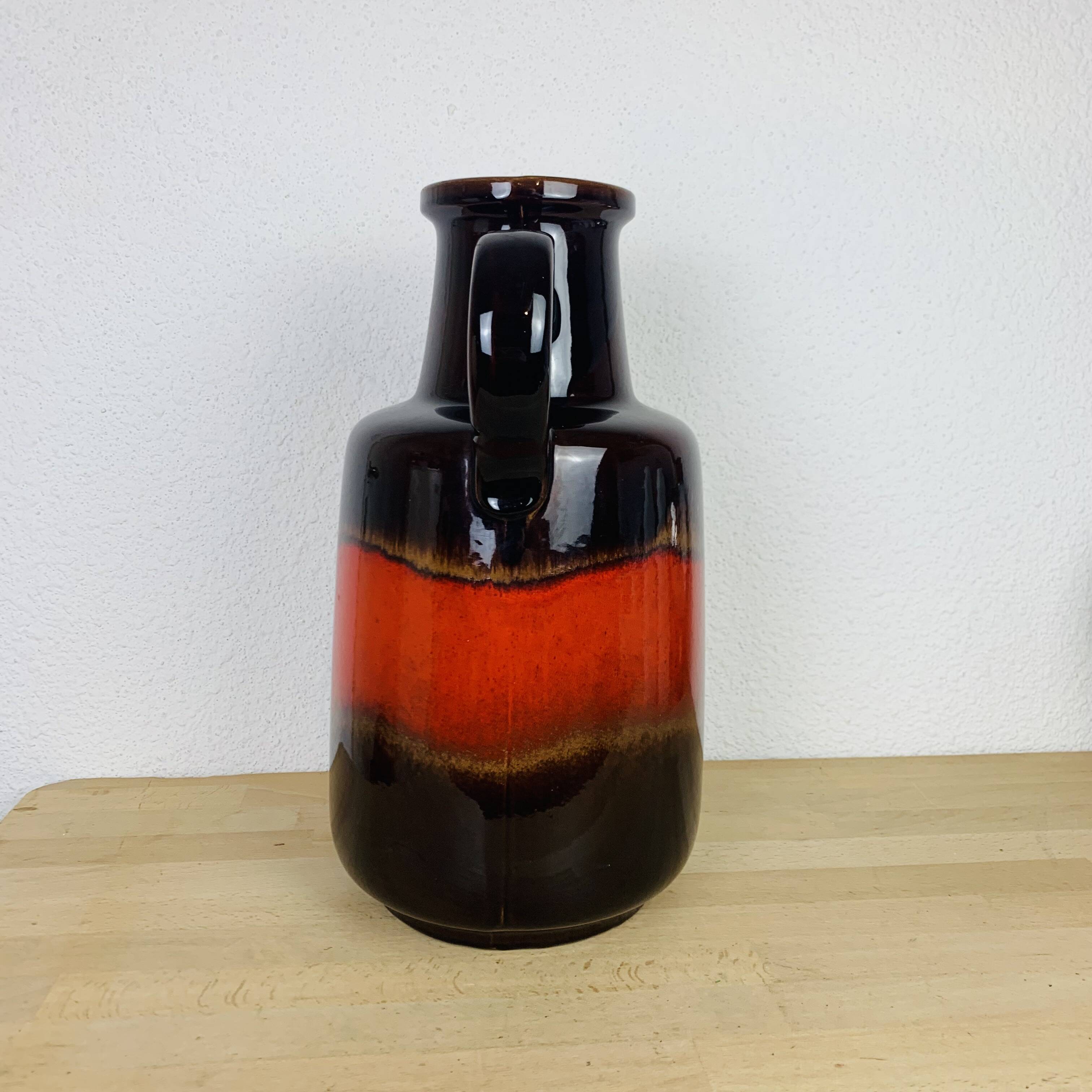 West Germany Floor Vase Ceramic XXL Vintage