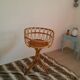 Chaise bébé rotin