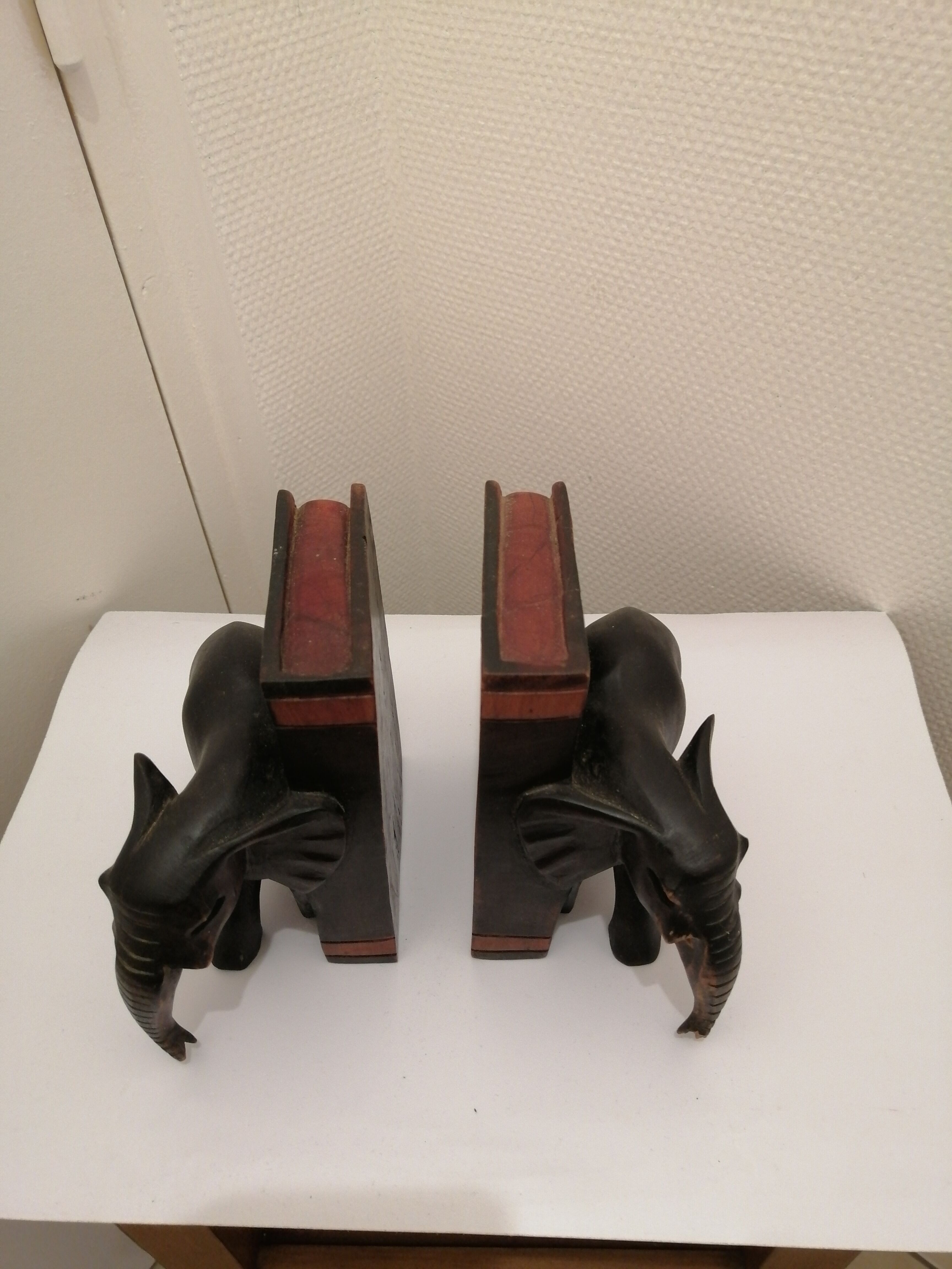 Greenhouse books wooden elephants