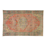Anatolian handmade vintage rug 255 cm x 164 cm