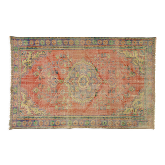 Tapis vintage anatolien fait main 255 cm x 164 cm