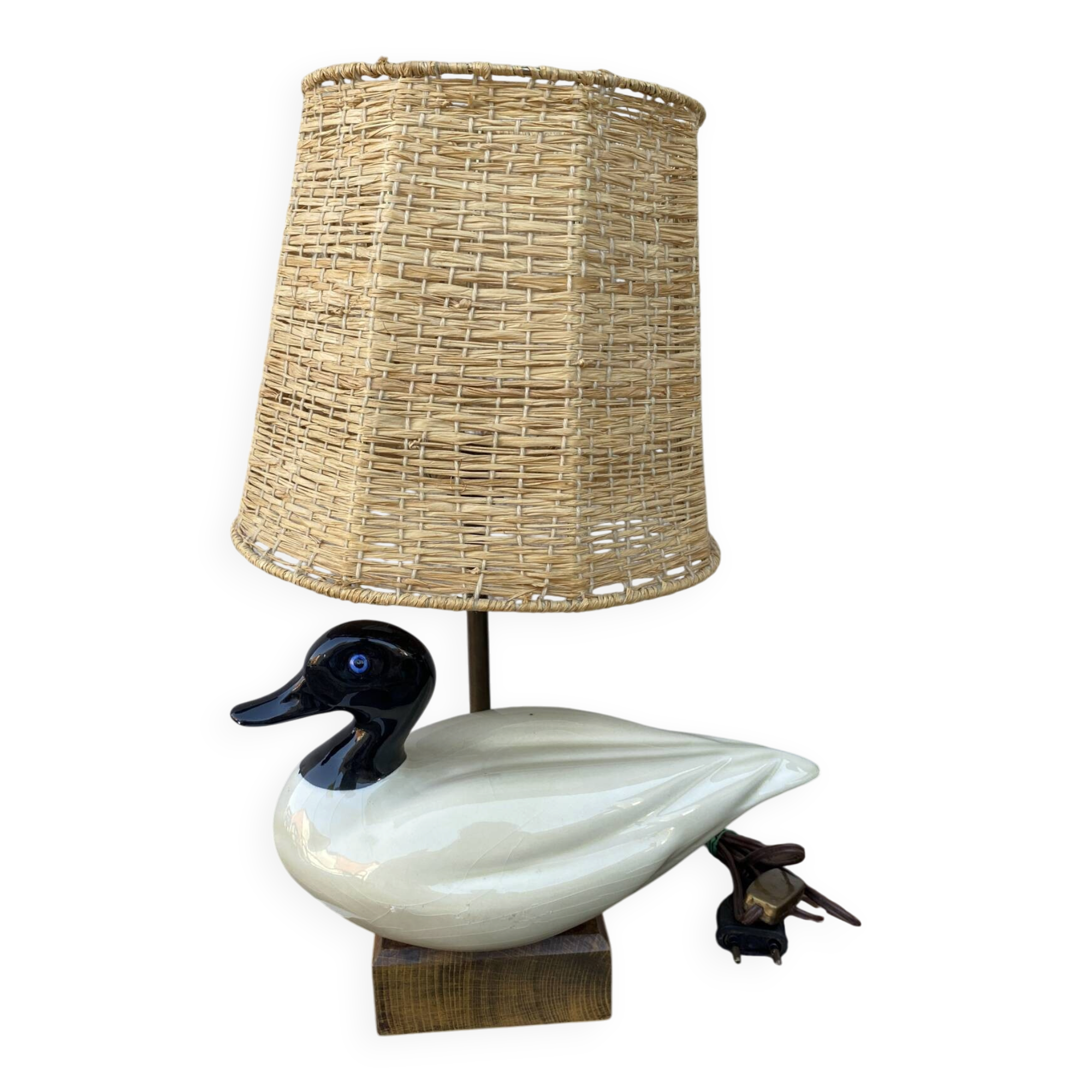 Lampe zoomorphe canard