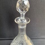 Blown and cut crystal decanter