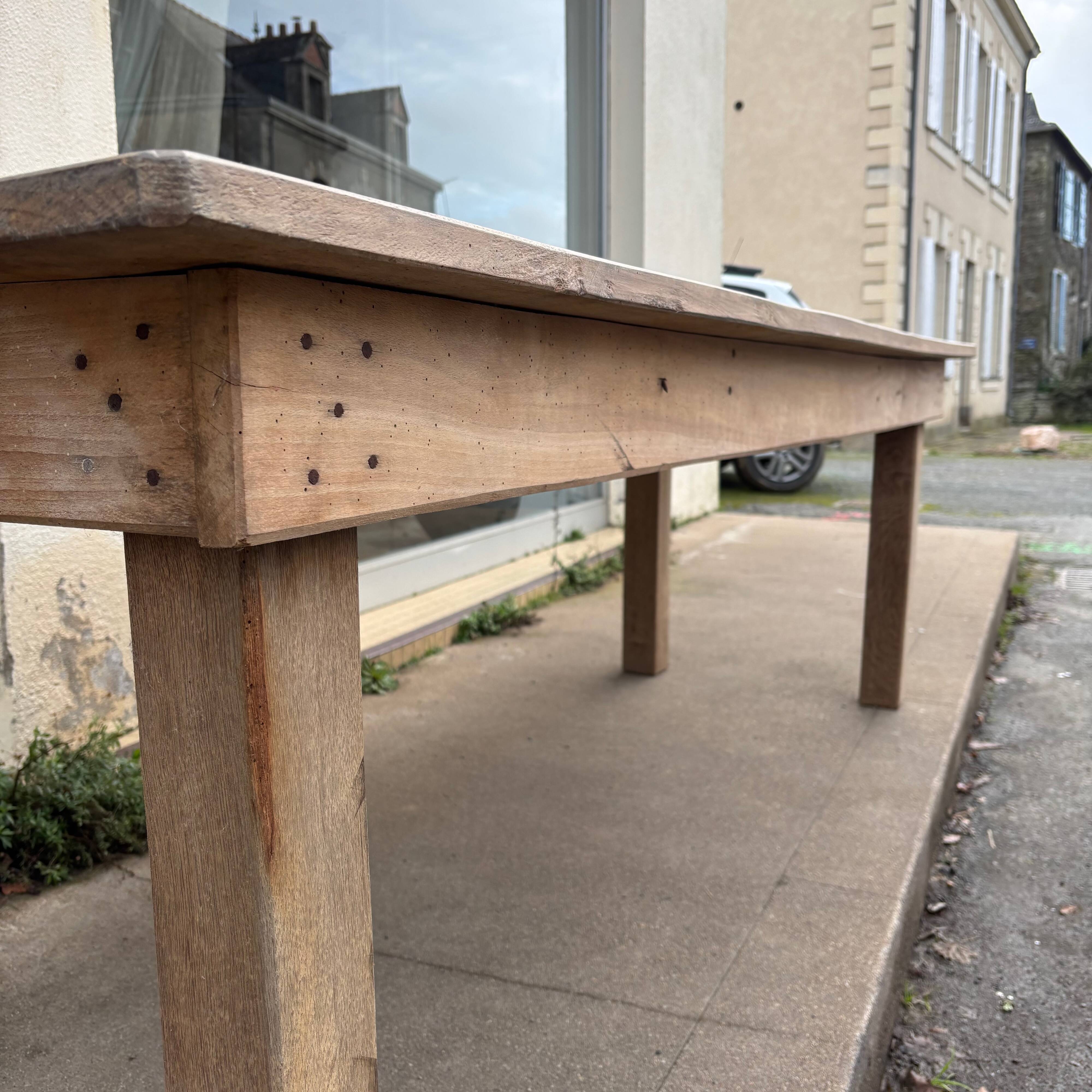 Table de ferme en hêtre