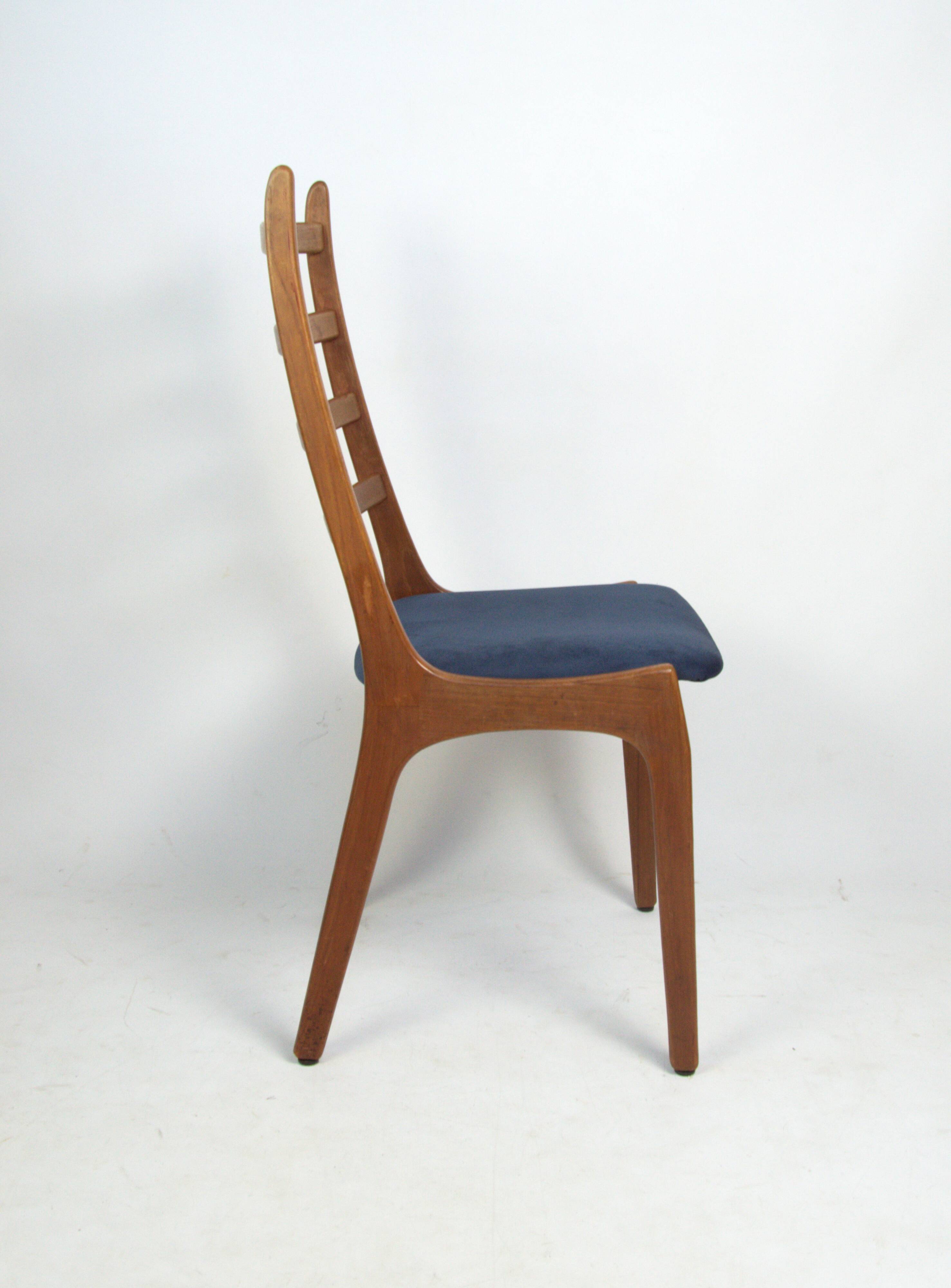 Ensemble de quatre chaises, K.S. Mobelfabrik, Danemark, années 1960