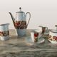Porcelana coffee game, years 60. Game of 7