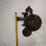 Brutalist style candlestick holder
