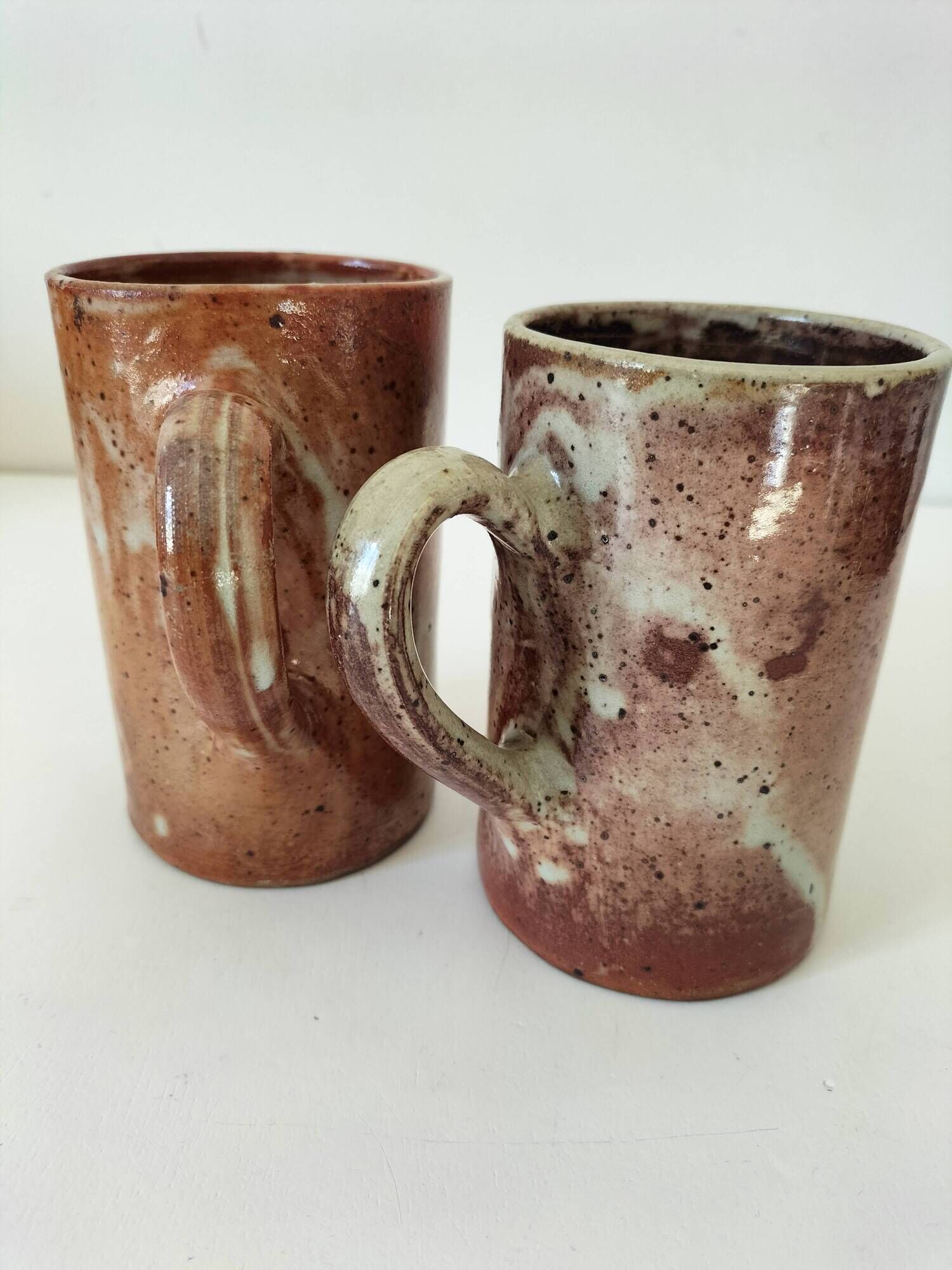 Duo grands mugs grès