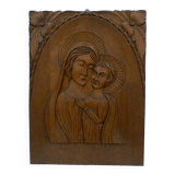 Religious painting, sculpture, vintage.