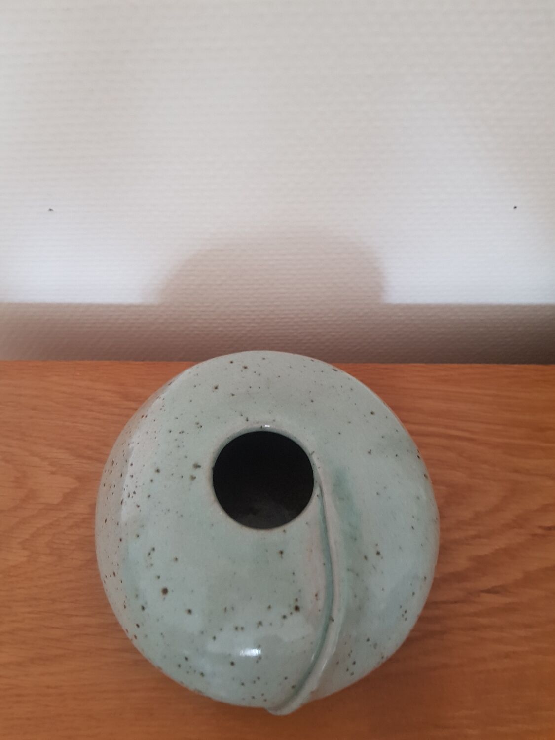 Signed ceramic vase
