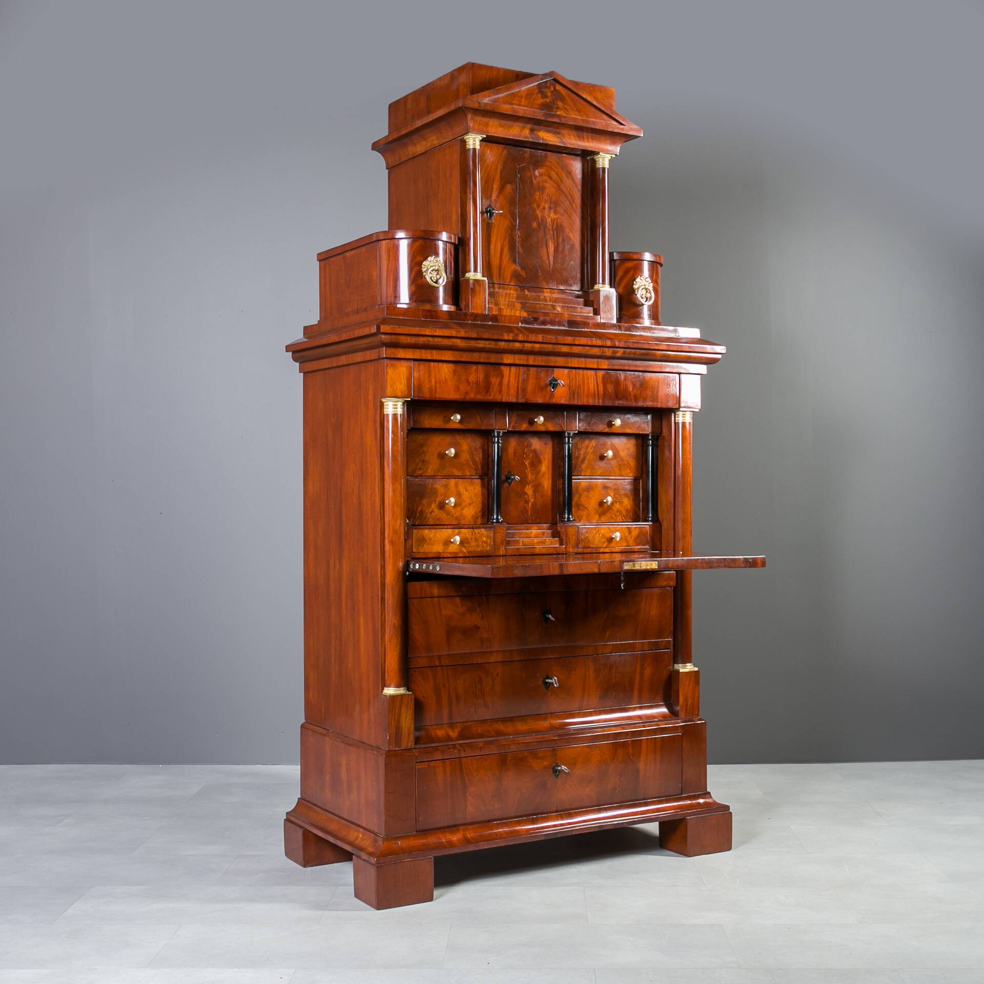 Biedermeier Secretary Desk, Germany, 19th Century