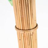Rattan "coconut/palm" floor lamp