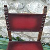 Chaise bois sculpté style médiéval heroic fantasy