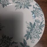 Ironstone plate from Saint Amand with anemone decoration.