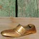 Cendrier vintage en laiton forme chaussure