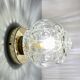 Vintage glass globe wall or ceiling light