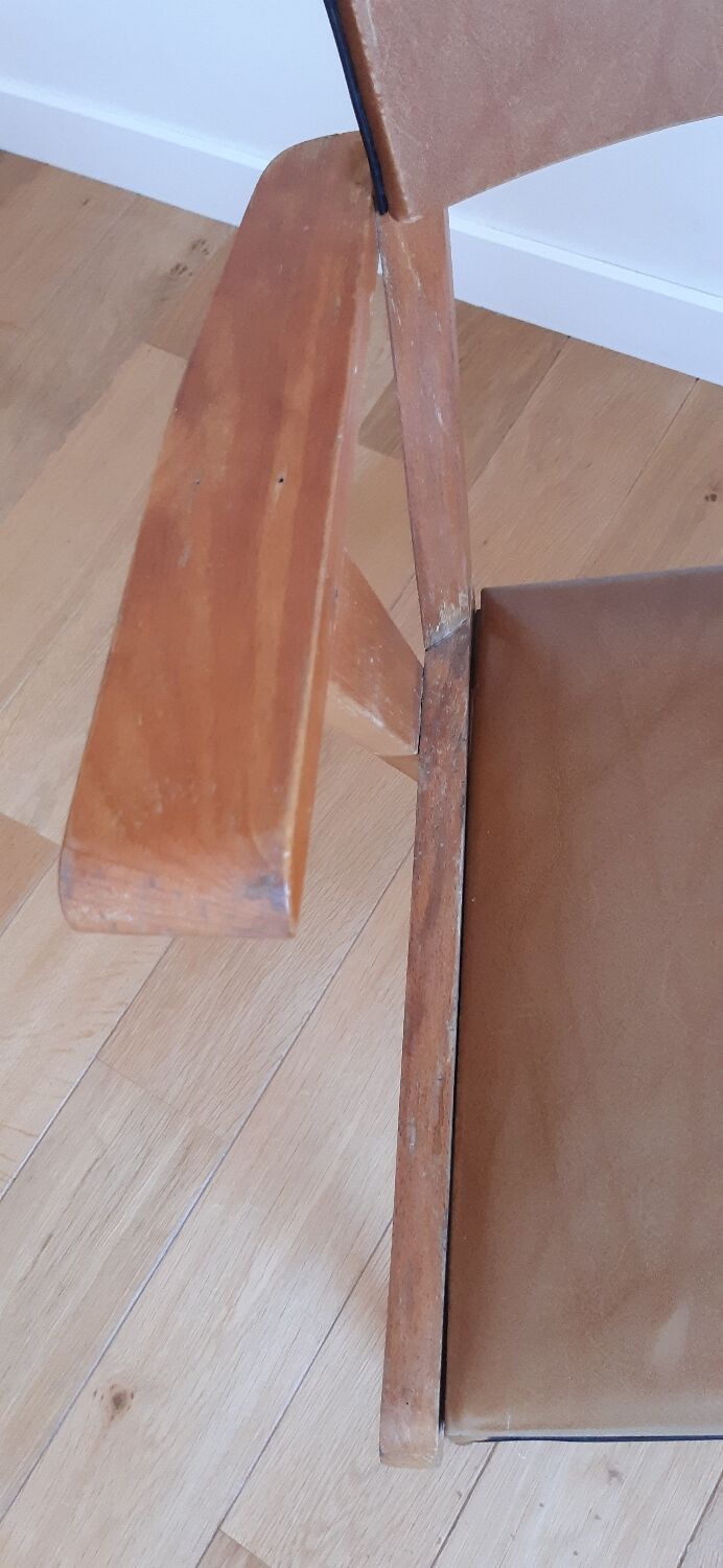 Vintage bridge armchair