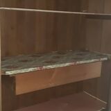 Armoire Louis Philippe ancuenne 2 portes Chêne massif bois brut