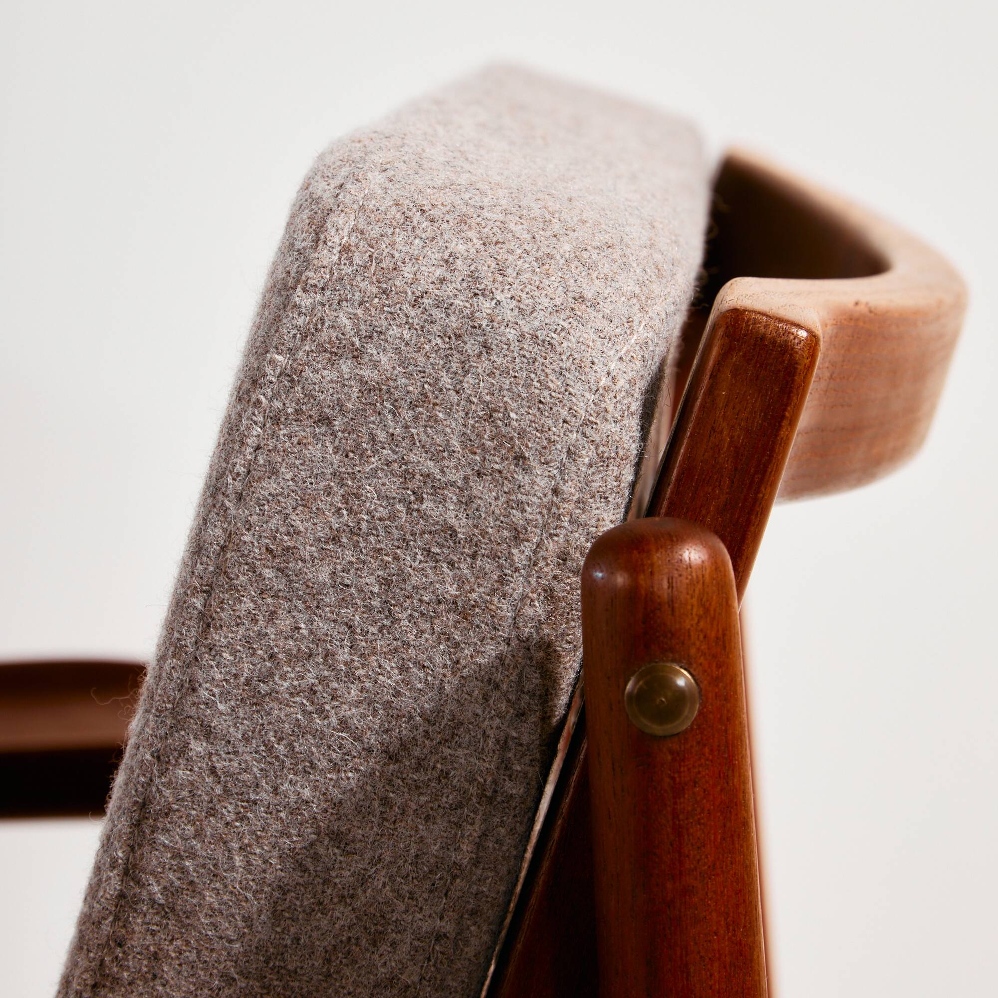 Restored teak armchair by Arne Vodder for Glostrup Møbelfabrik