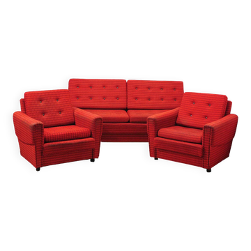 Vintage lounge set from the Eastern Bloc, Czechoslovakia, 1970s.