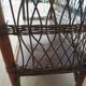 Bookcase - Bibus - 3 levels - woven rattan - bamboo - Vintage - 70s