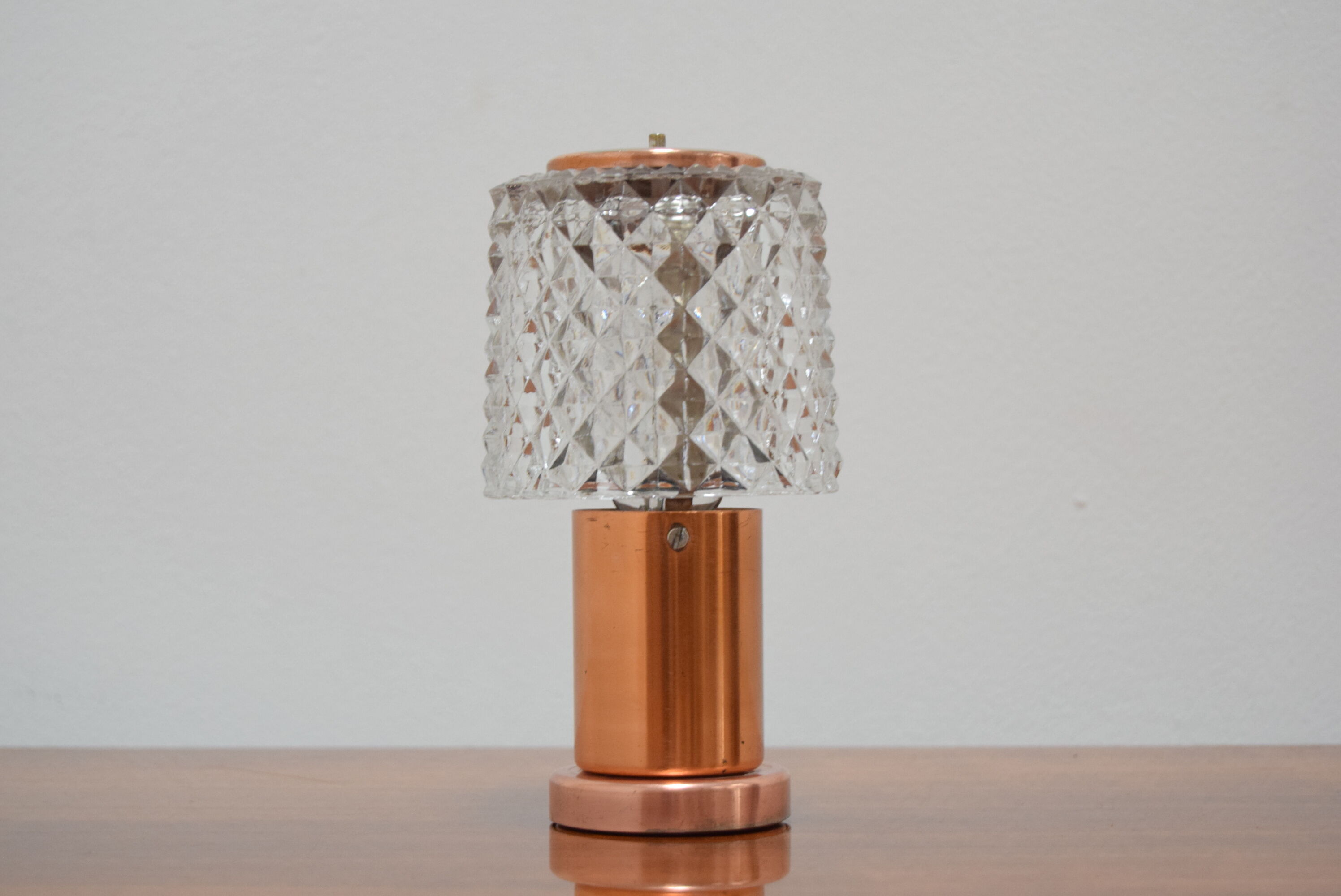Mid-century Table Lamp by  Kamenicky Senov,Preciosa,1970’s.