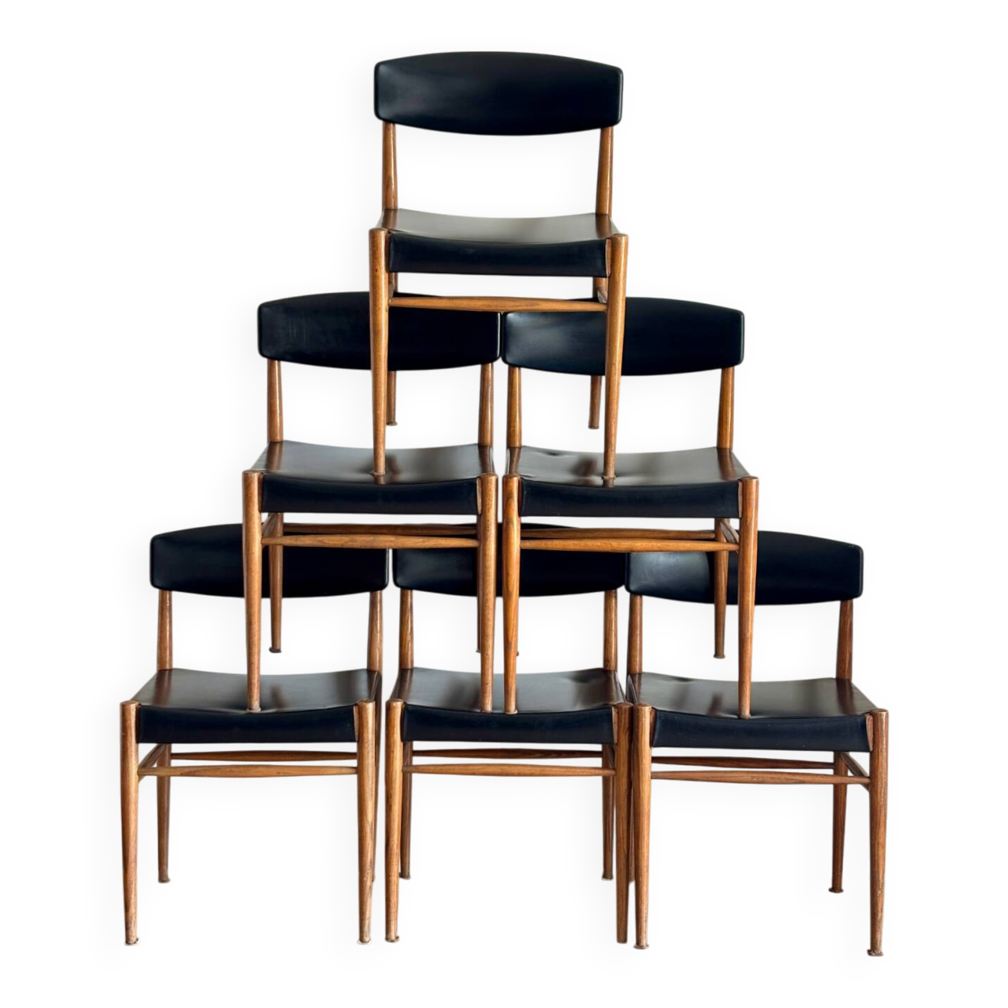 6 Scandinavian chairs