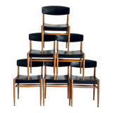 6 Scandinavian chairs