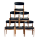 6 Scandinavian chairs