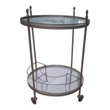 Brass rolling trolley