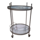 Brass rolling trolley