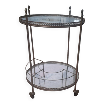 Brass rolling trolley