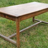 Old farmhouse table with drawers