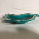 Vacuum former pocket vallauris green vintage ceramic