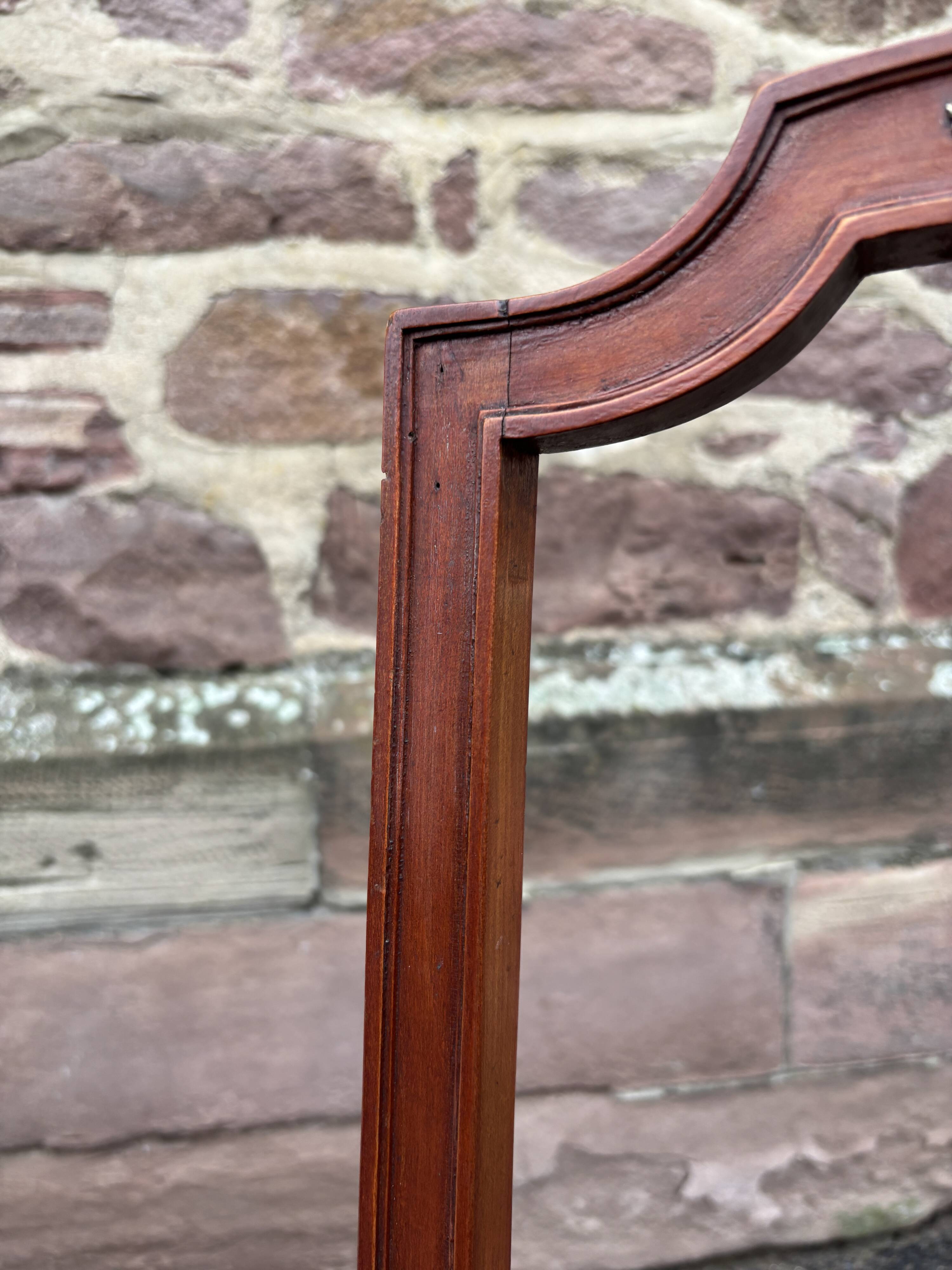 Pair of Louis XVI Napoleon III Chairs Mahogany 1920s Valet de chambre