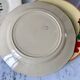 Lot de 6 assiettes plates dépareillées digoin sarreguemines modèle "ginette" & autre années 40-50
