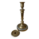 Large modular brass candlestick