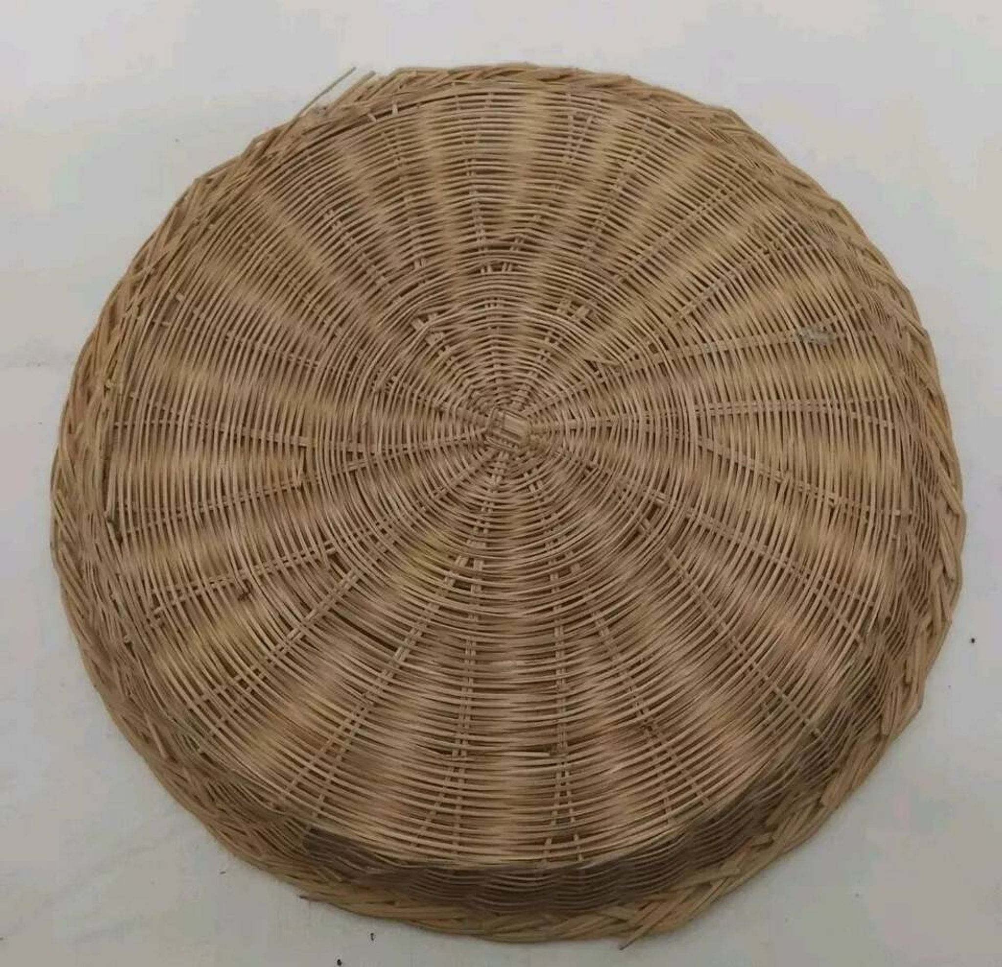 Set of 3 Vintage Rattan Baskets