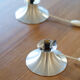 Pair of mountain wall lamps