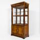 Small Biedermeier / Louis-Philippe display cabinet in walnut and birch 1840-1860