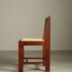 Ensemble de 4 chaises de salle à manger en chêne de l'École de La Haye, 1925-1935