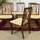 Set of 6 teak chairs from the English brand G-Plan from the 1970s.