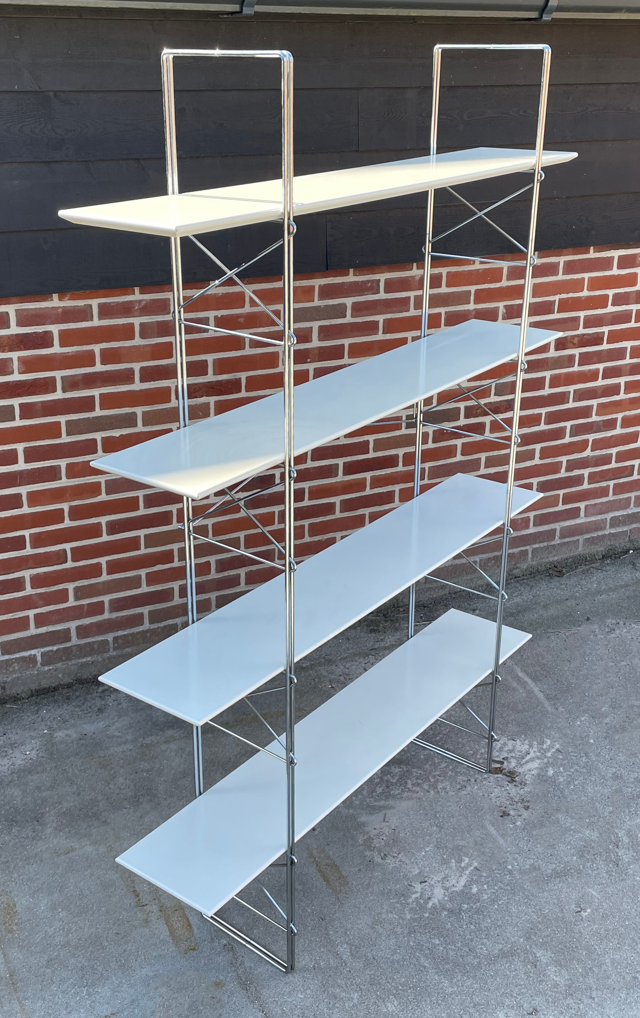 Vintage wall unit wall cabinet freestanding 80s design