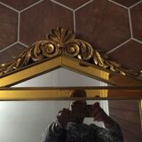 Miroir en bois doré - 87x51cm
