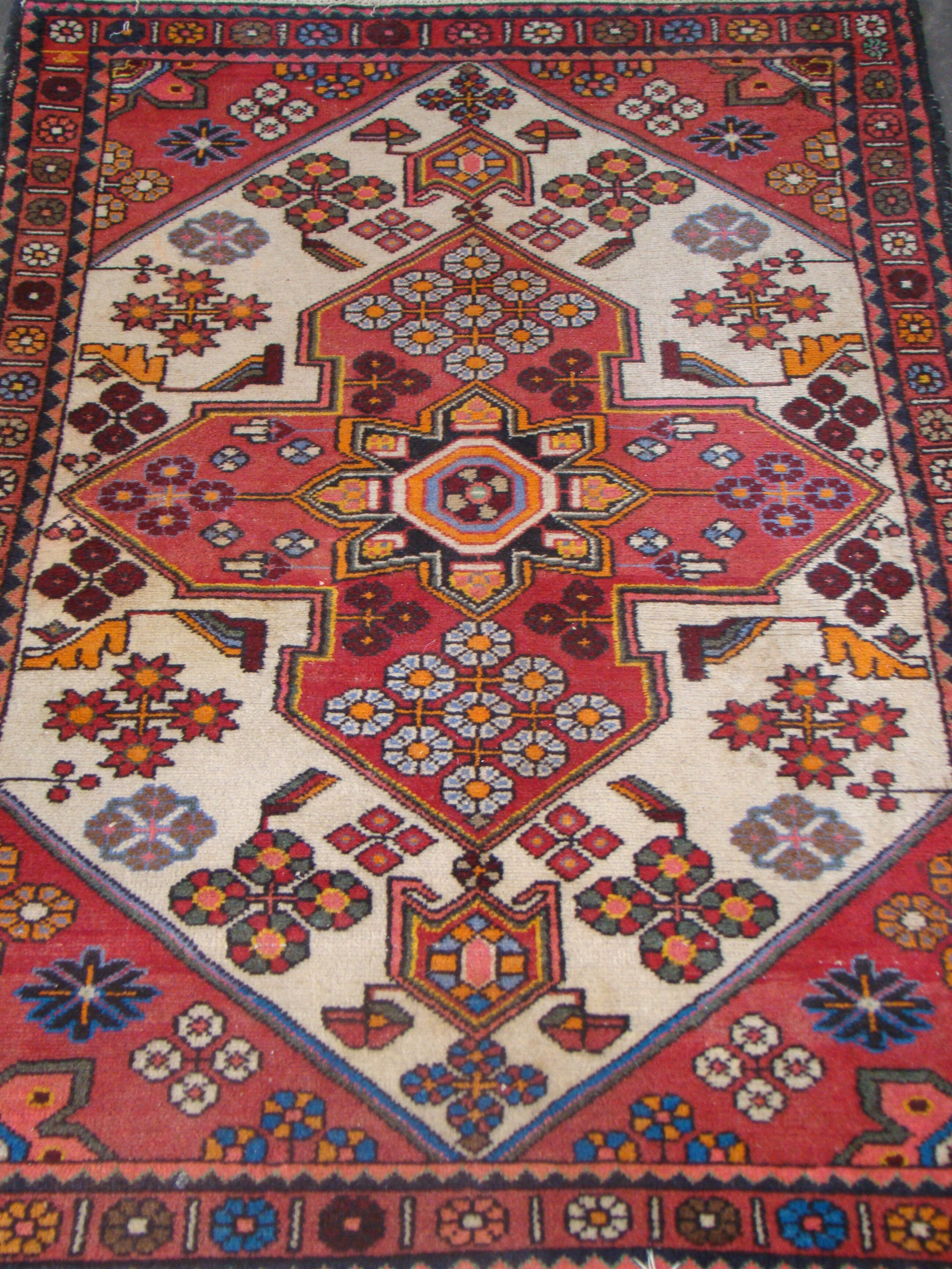Vintage Hamadan Iranian rug - 150 x 99cm
