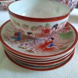 Japanese porcelain tea set