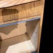 Oak chest of drawers spirit P. Guariche