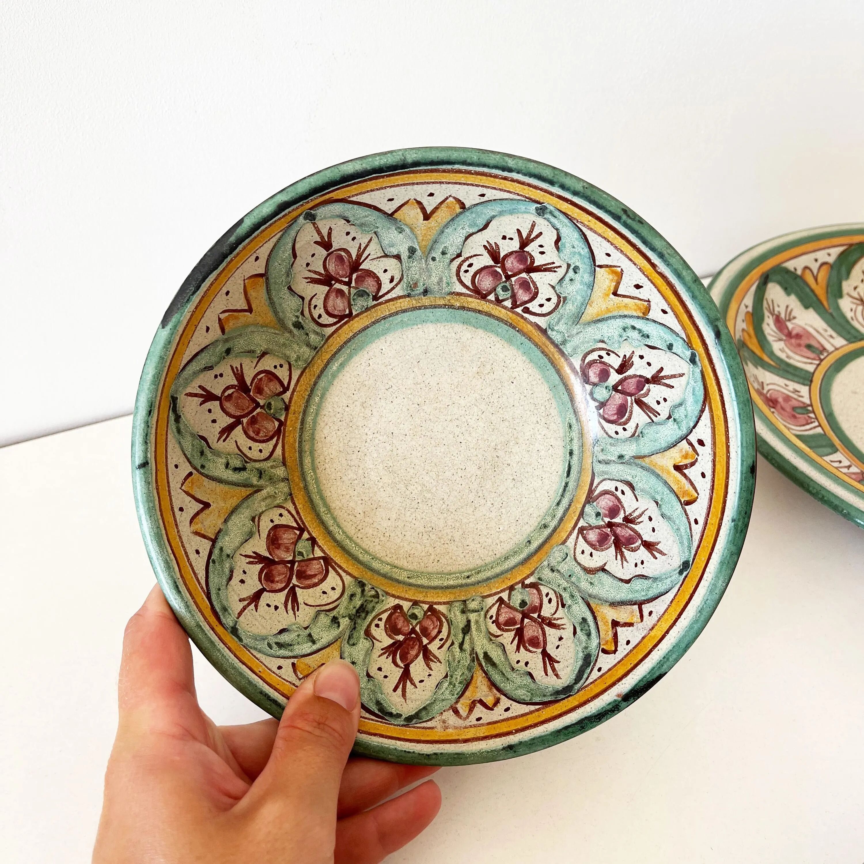 Vintage decorative ceramic dish set
